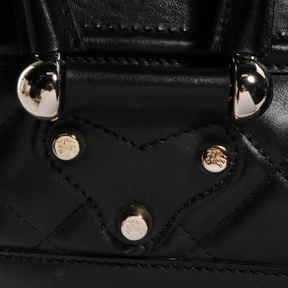 Burberry Leather Quilted Large Manor Tote Black 9 of 9