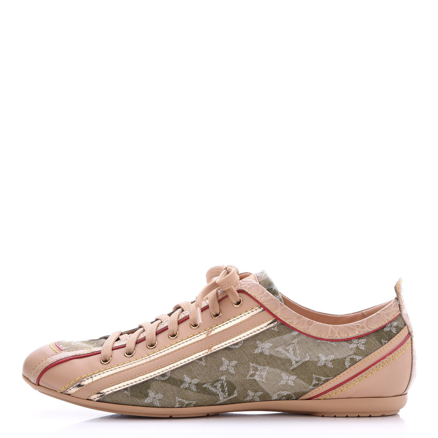 Louis Vuitton Monogramouflage Crocodile Embossed Sneakers 37 1 of 11