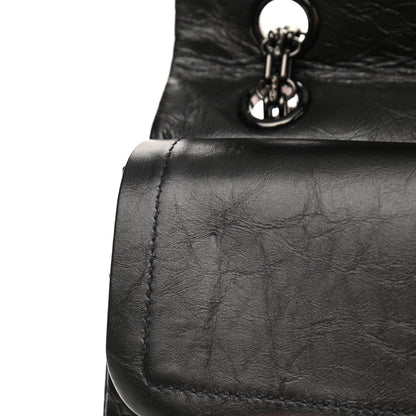Chanel Aged Calfskin Quilted 2.55 Reissue 226 Flap So Black 11 of 12