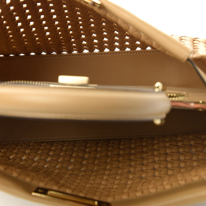 Fendi Nappa Matisse Intreccio Medium Peekaboo Iconic Satchel Durian 5 of 10