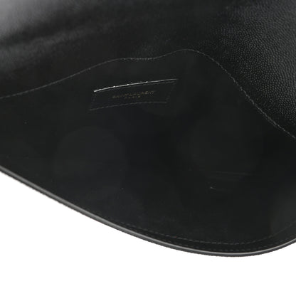 Saint Laurent Grain De Poudre Uptown Pouch Black 5 of 8