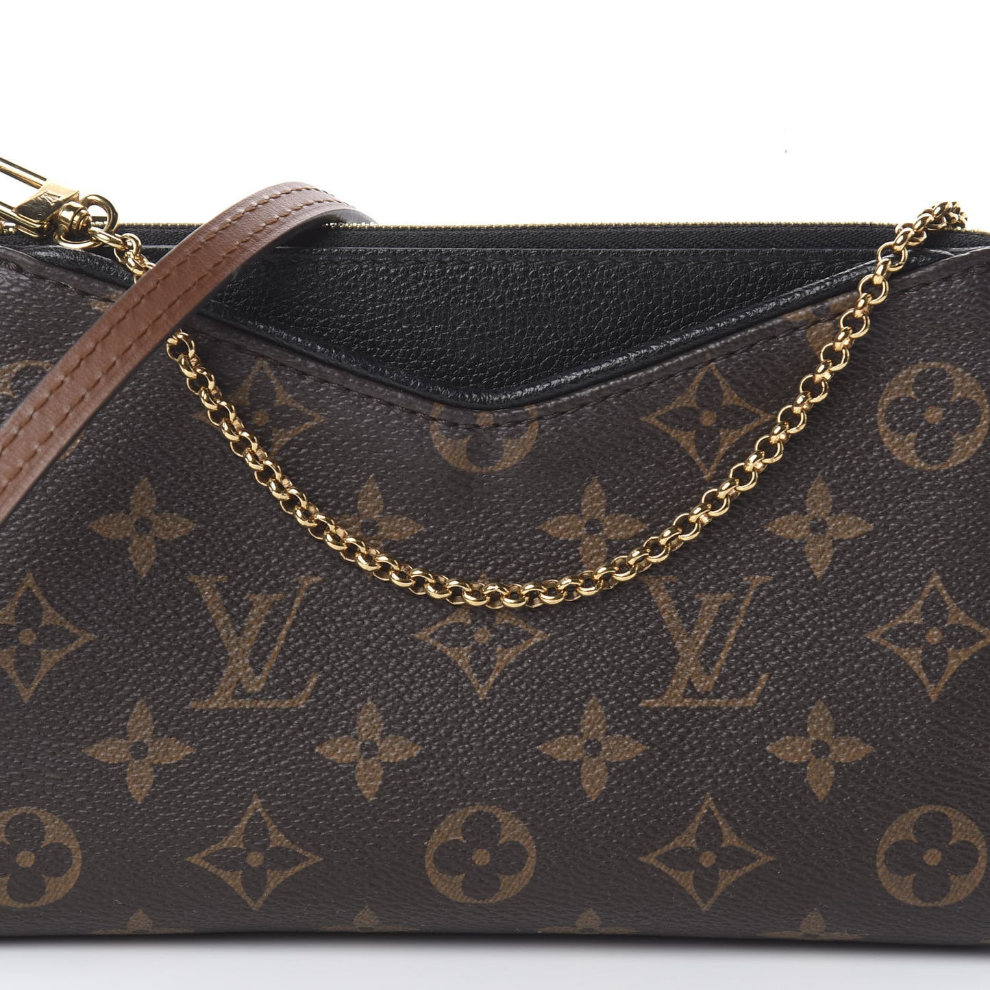 Monogram Pallas Clutch Black