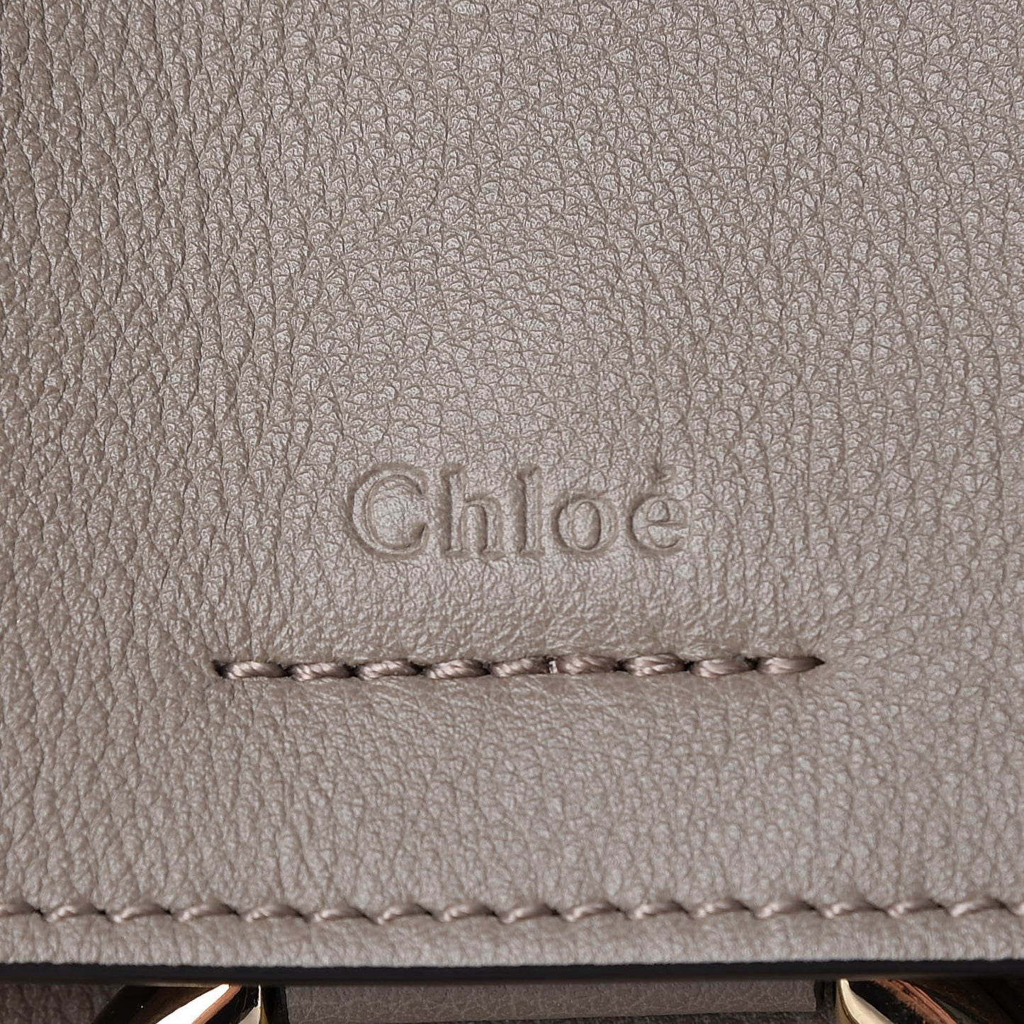 Calfskin Medium Faye Day Shoulder Bag Motty Grey