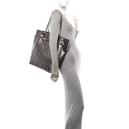 Givenchy Metallic Calfskin Medium Voyou Bag Silver 2 of 9