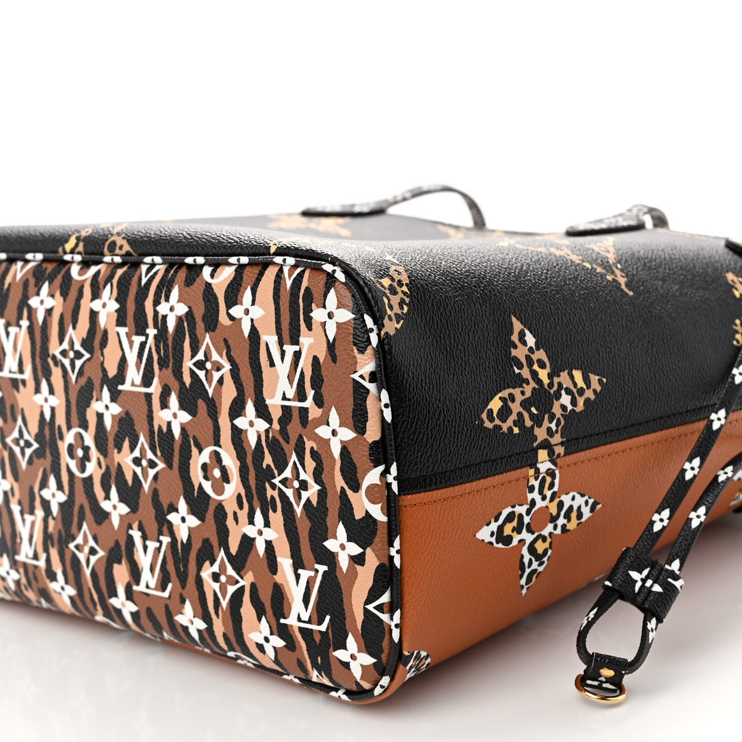 Louis Vuitton Monogram Giant Jungle Neverfull MM Black 5 of 8