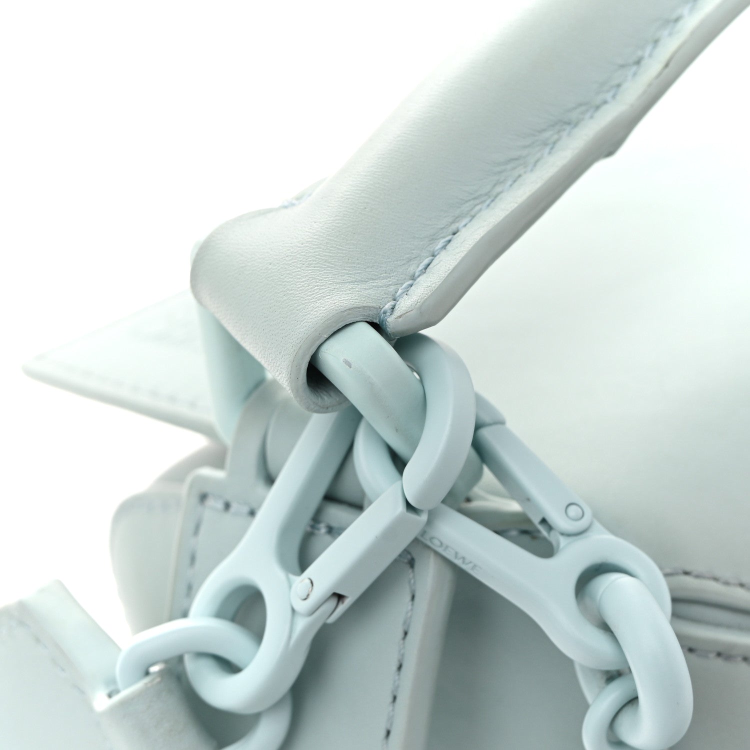 Loewe Grained Calfskin Small Puzzle Bag Aquamarine 14 of 17