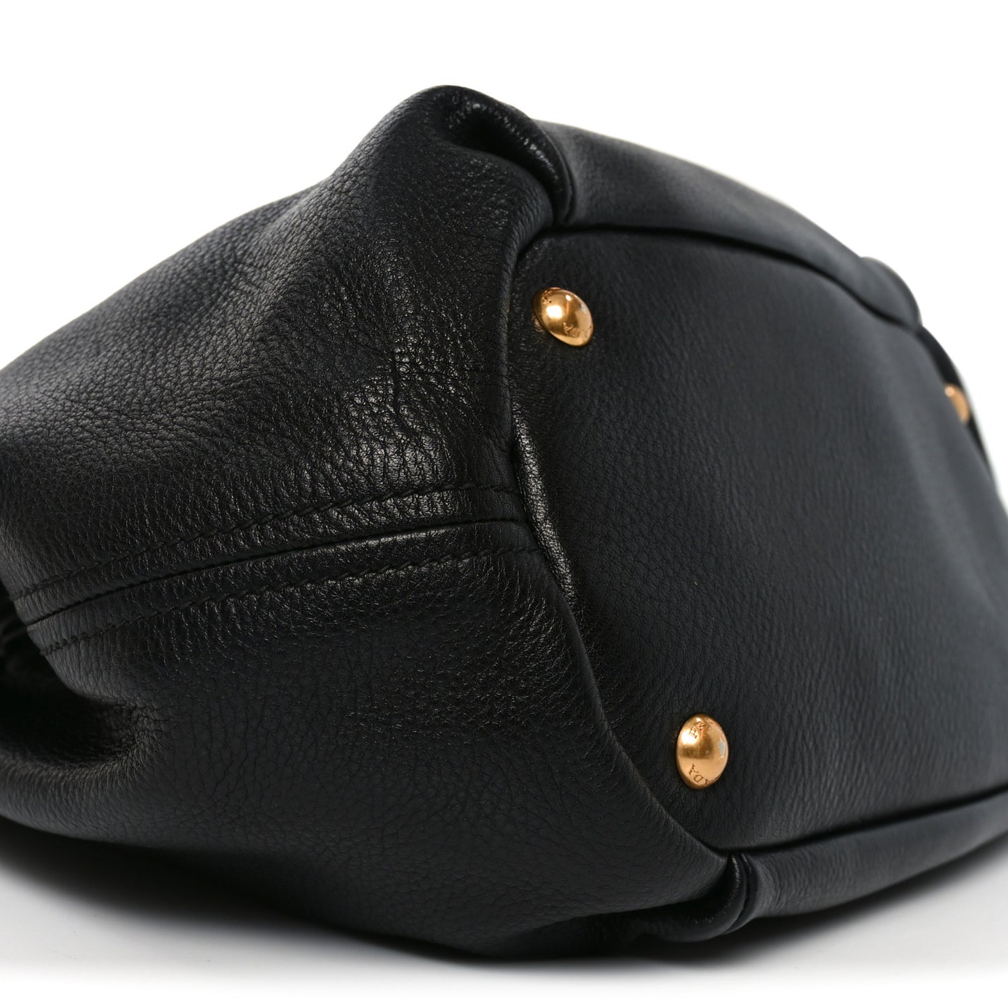 Vitello Daino Shoulder Bag Black