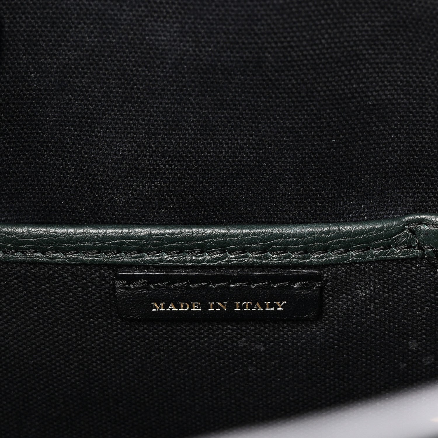 Burberry Derby Calfskin House Check Large Banner Tote Dark Bottle Green 7 of 10