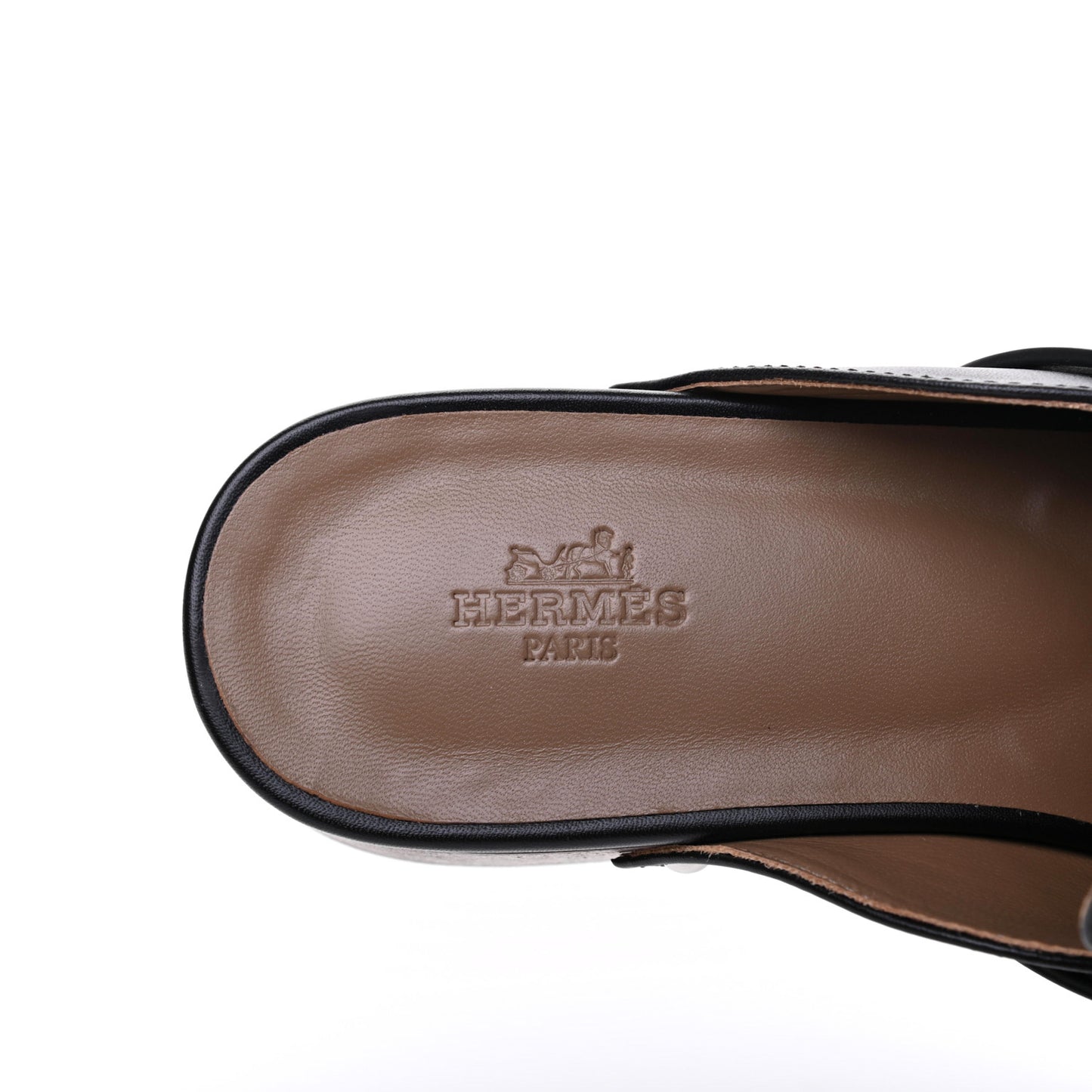 Calfskin Carlotta Mules 38 Black