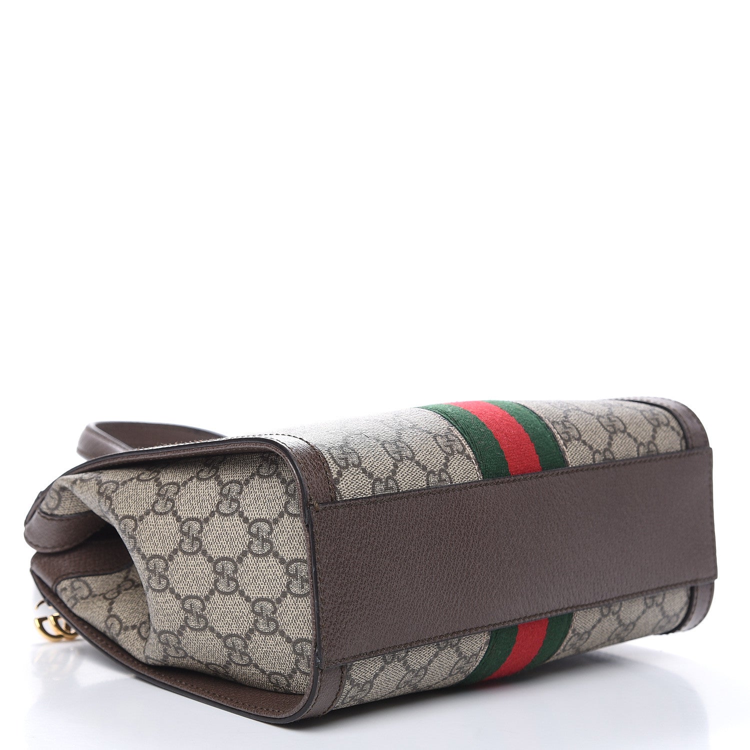 Gucci GG Supreme Monogram Small Ophidia Tote Bag Brown 4 of 9