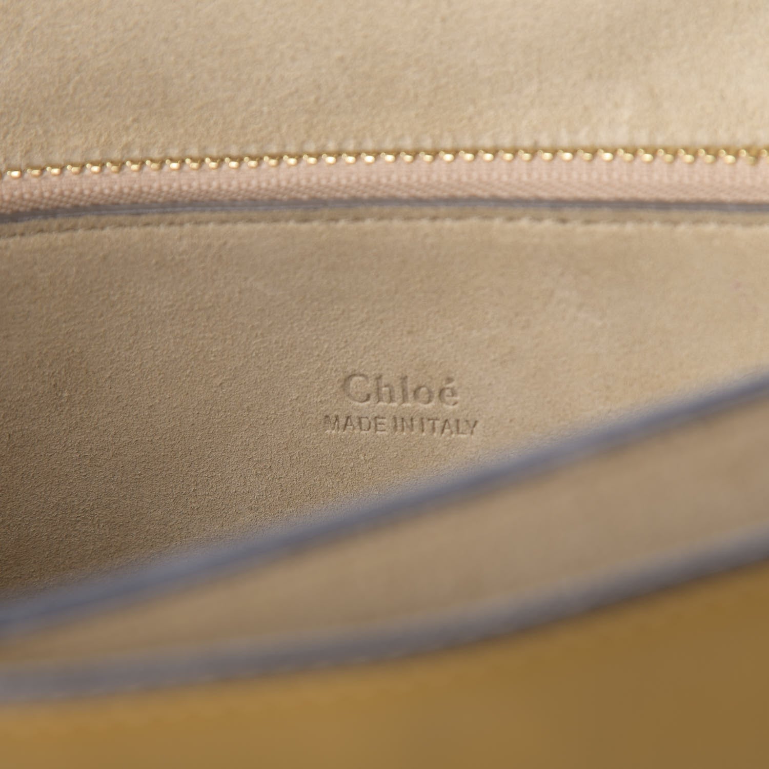 Chloe Suede Calfskin Medium Faye Shoulder Bag Dark Khaki 5 of 9