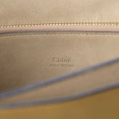 Chloe Suede Calfskin Medium Faye Shoulder Bag Dark Khaki 5 of 9