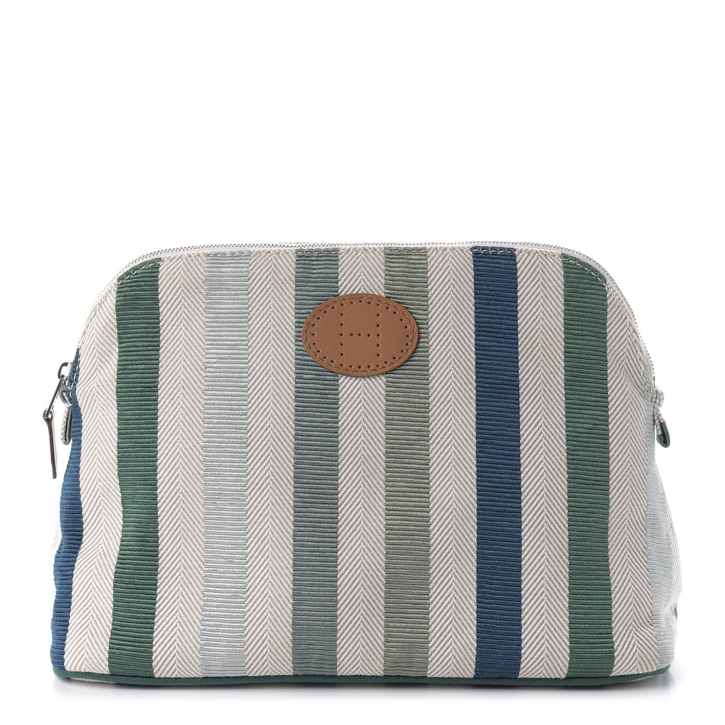 Cotton Stripe Bolide Travel Cosmetic Pouch MM