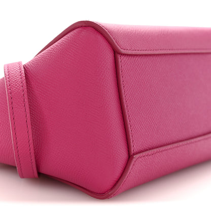 Celine Grained Calfskin Nano Belt Bag Raspberry 8 of 10