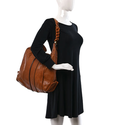Chloe Lambskin Heloise Hobo Nutmeg 2 of 14