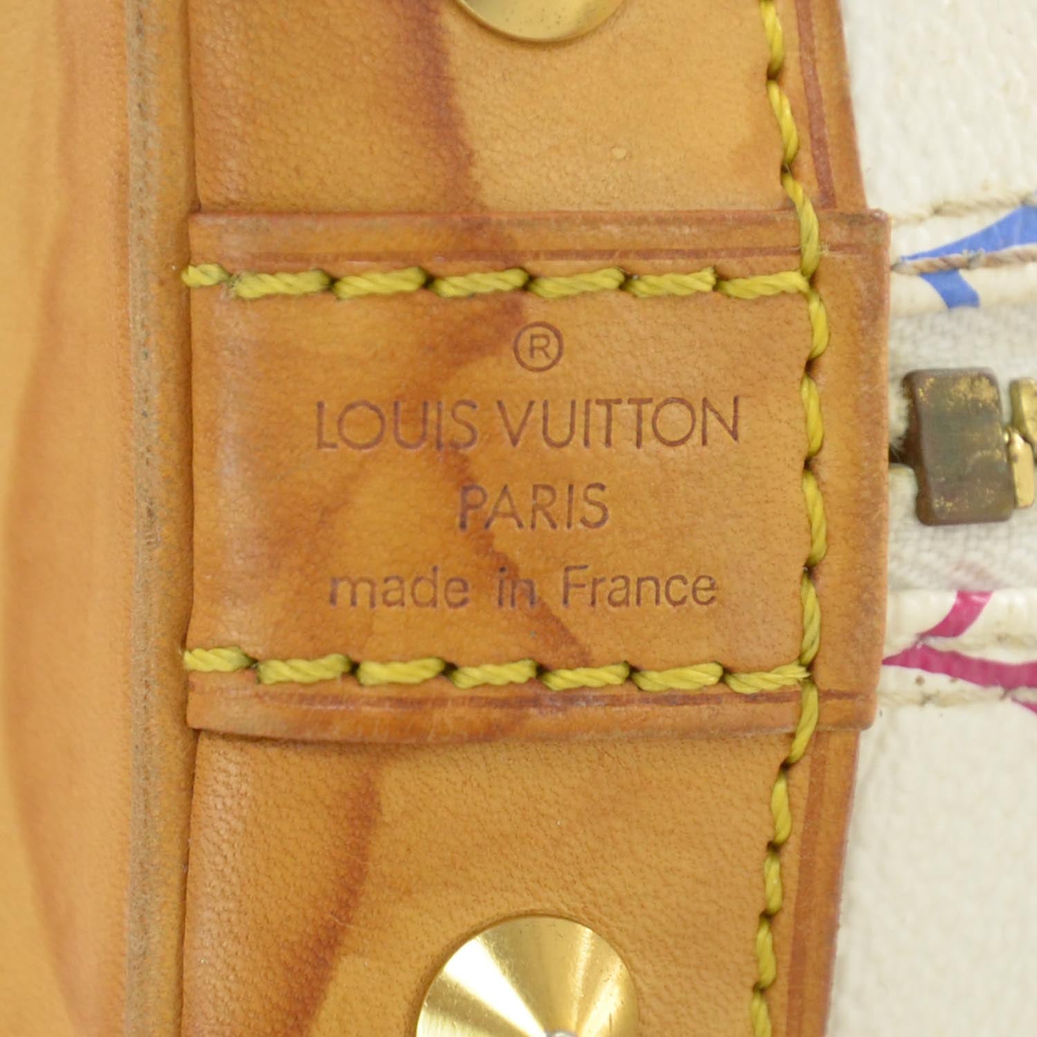 Louis Vuitton Monogram Multicolor Alma White 8 of 10
