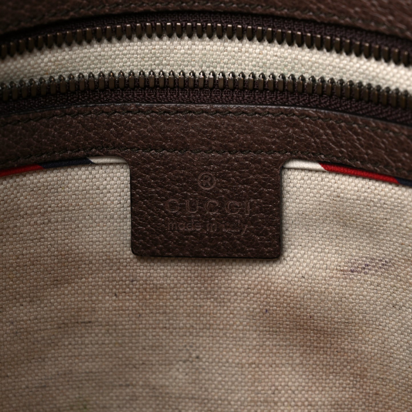 Soft GG Supreme Monogram Courrier Web Medium Flat Messenger Bag Beige New Acero Multicolor