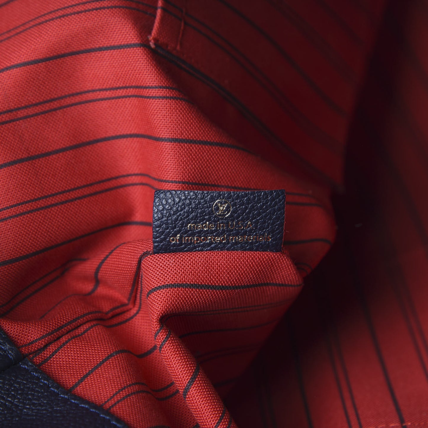 Empreinte Melie Marine Rouge