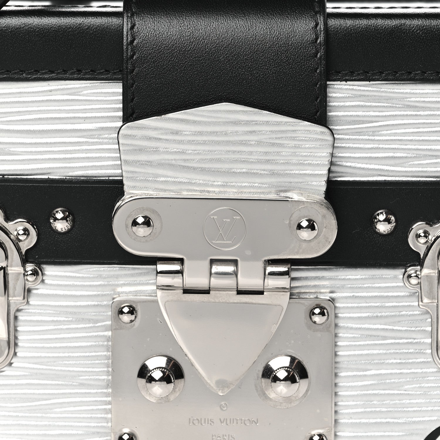 Louis Vuitton Epi Petite Malle Silver 8 of 12