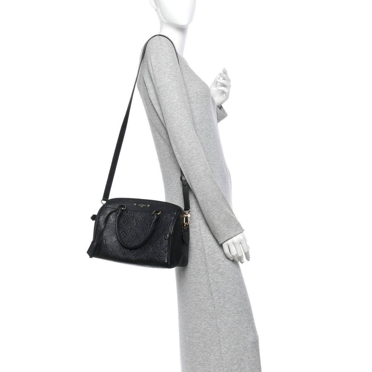 Louis Vuitton Empreinte Speedy Bandouliere 25 NM Black 2 of 9