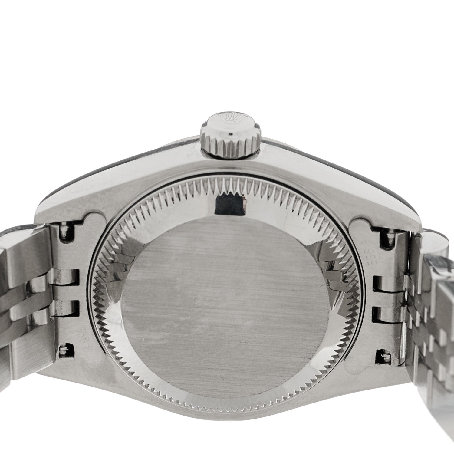 Rolex Stainless Steel 18K White Gold Diamond 26mm Oyster Perpetual Datejust Watch Silver 79174 5 of 5