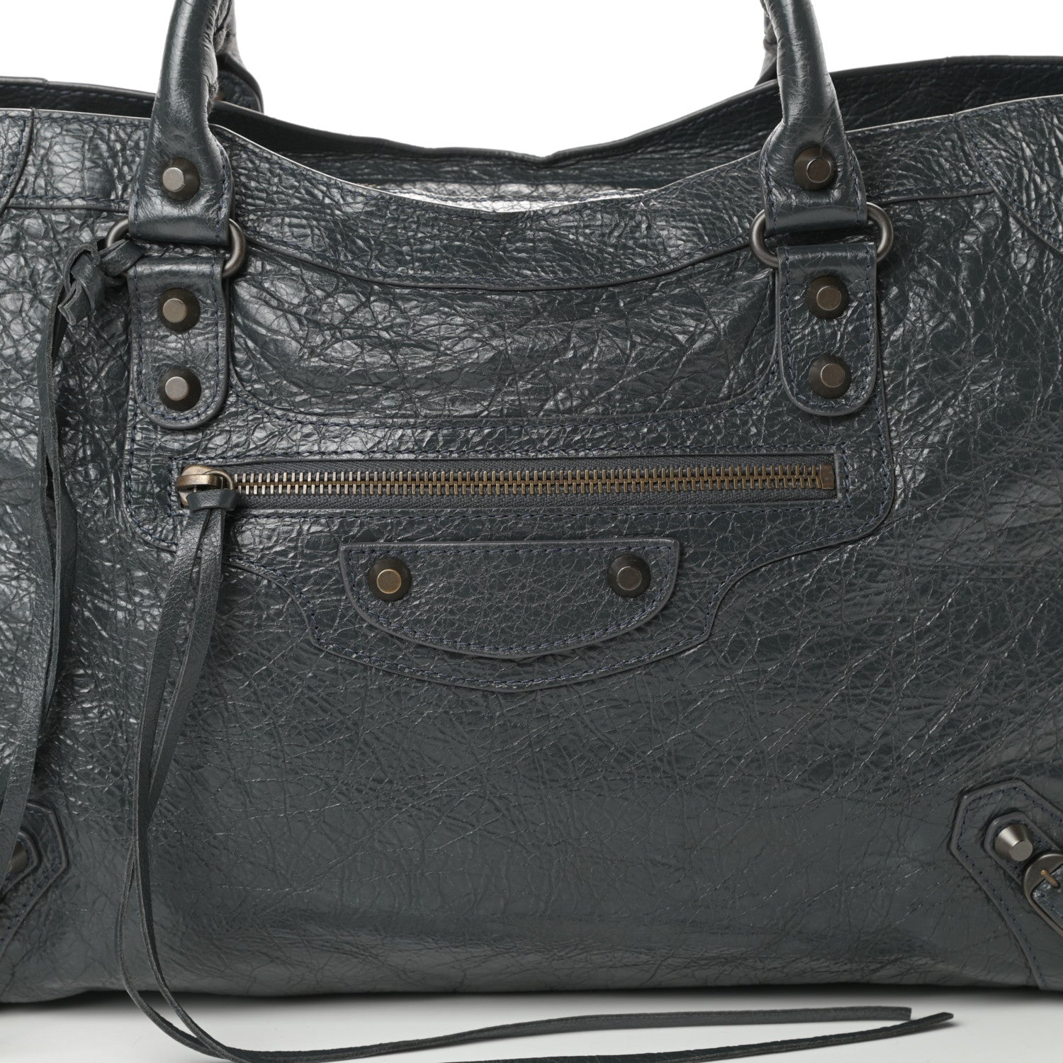 Balenciaga Agneau Classic Hardware City Anthracite 8 of 11
