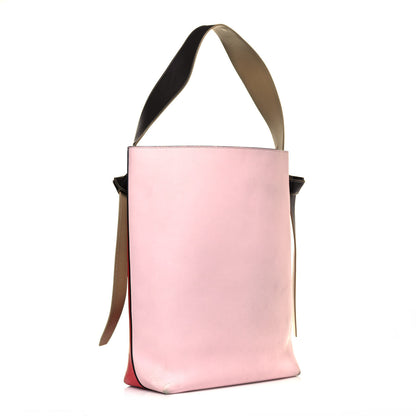 Celine Shiny Smooth Calfskin Small Twisted Cabas Chili Pale Pink 3 of 15