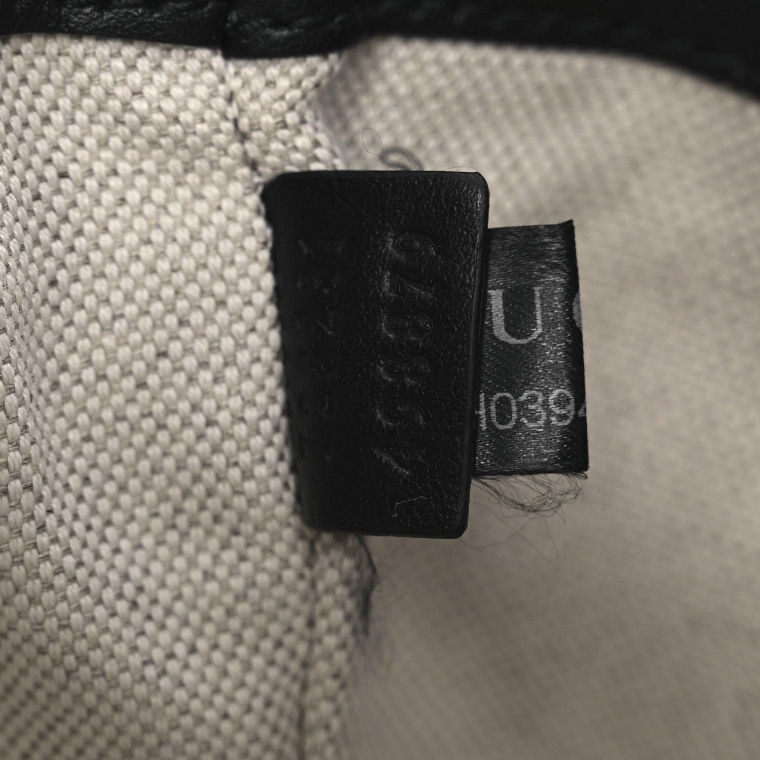 Gucci Calfskin GG Matelasse Bucket Bag Black 7 of 10