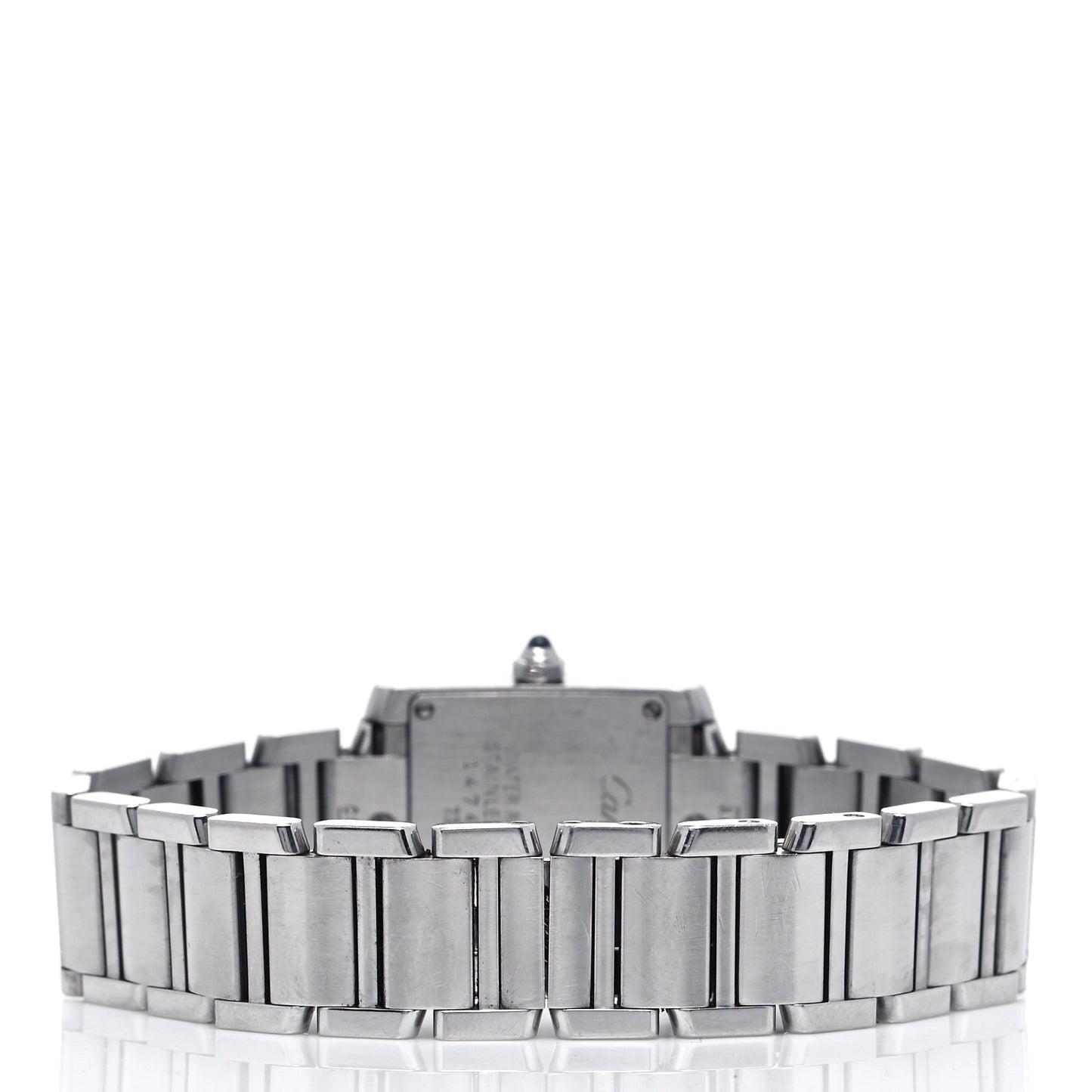 Stainless Steel 20mm Tank Francaise Quartz Watch