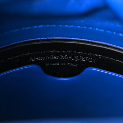 Alexander McQueen Calfskin The Soft Curve Drawstring Bag Blue 6 of 10