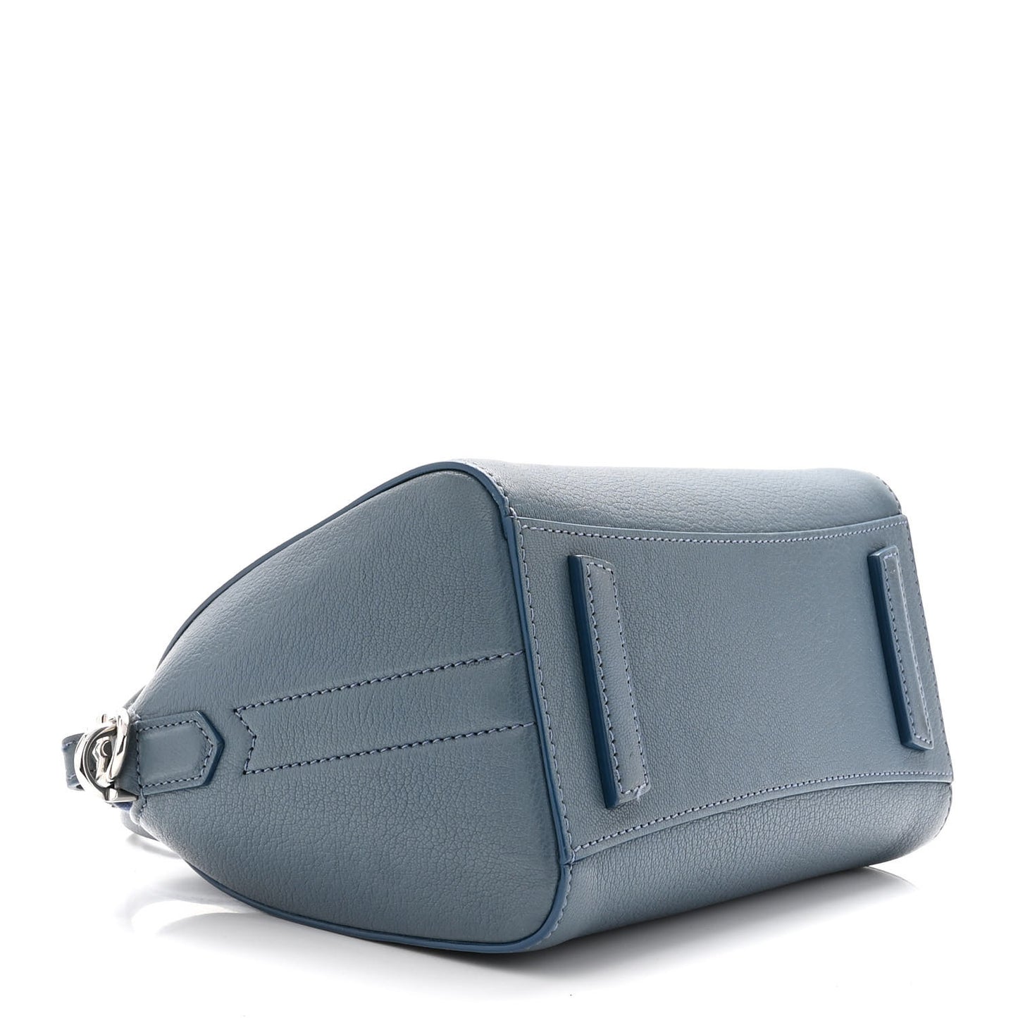 Sugar Goatskin Mini Antigona Oil Blue