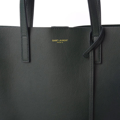Saint Laurent Calfskin Toy Shopping Tote Dark Green 9 of 9
