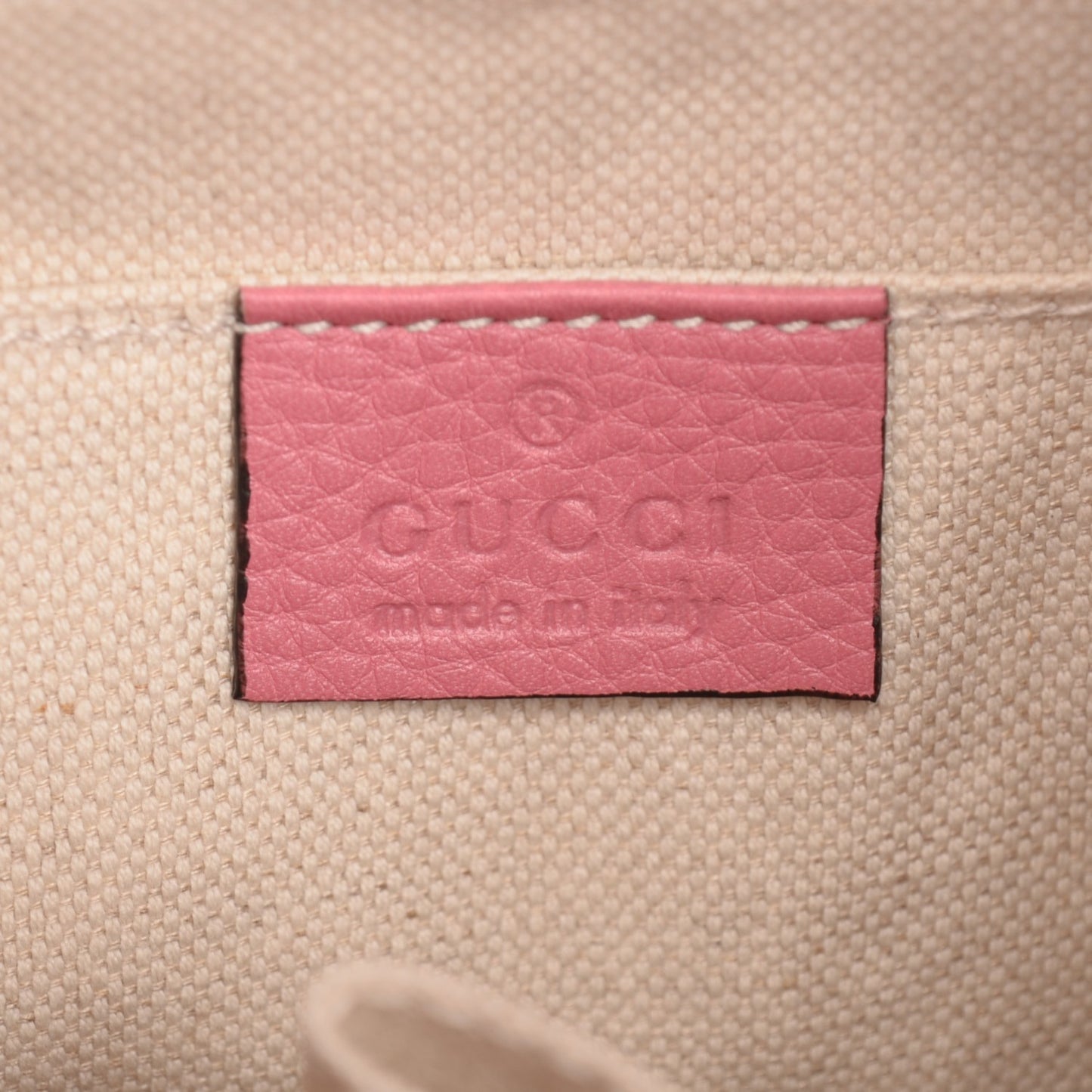 Cellarius Calfskin Medium Bamboo Backpack Glossy Pink