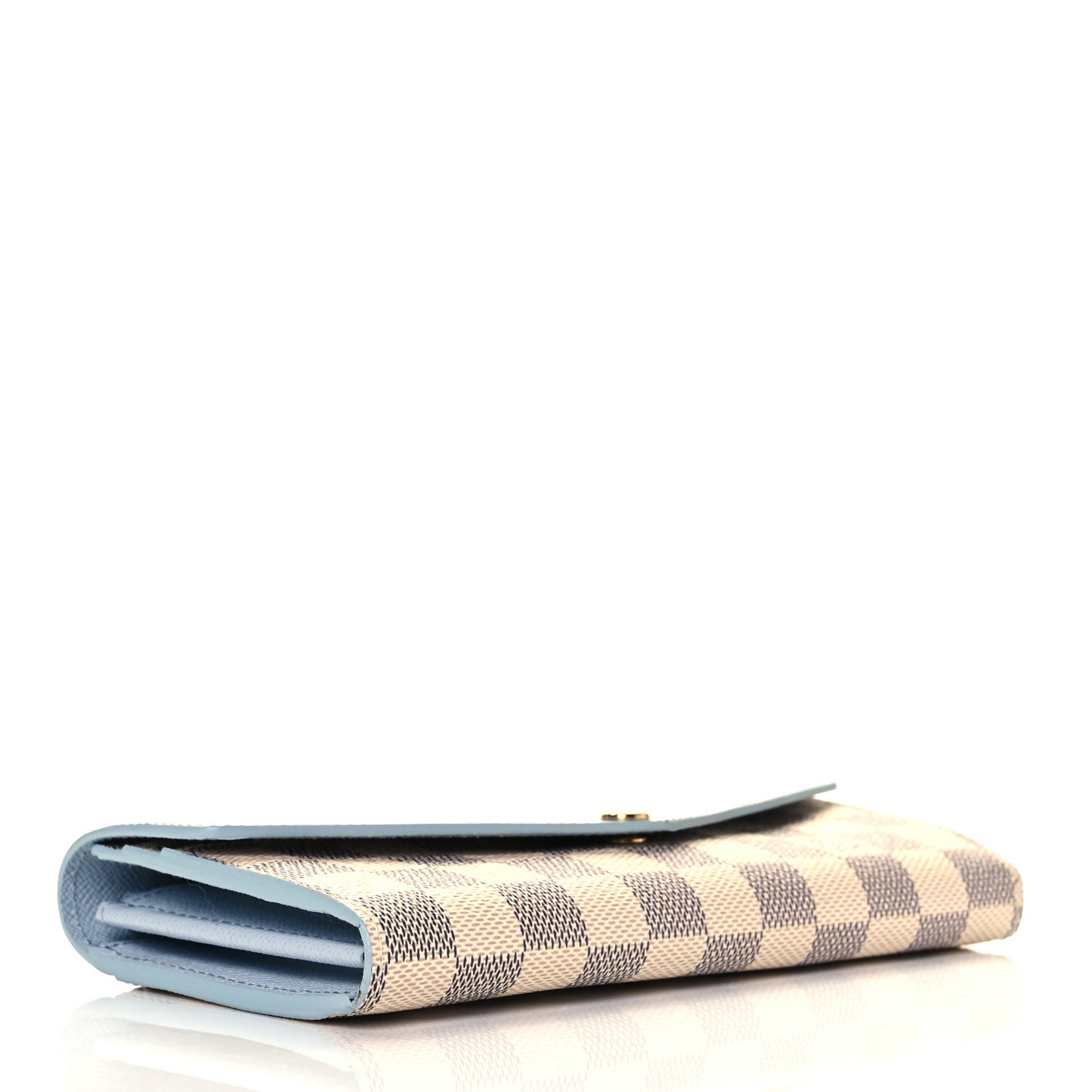 Damier Azur Sarah Wallet NM Bleu Olympe