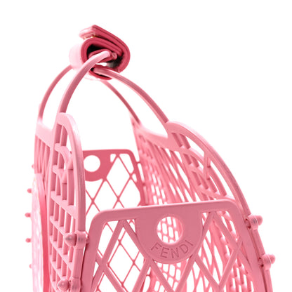 Fendi Recycled Plastic Vitello Liberty Matte Small Fendi Basket Rosa 6 of 10
