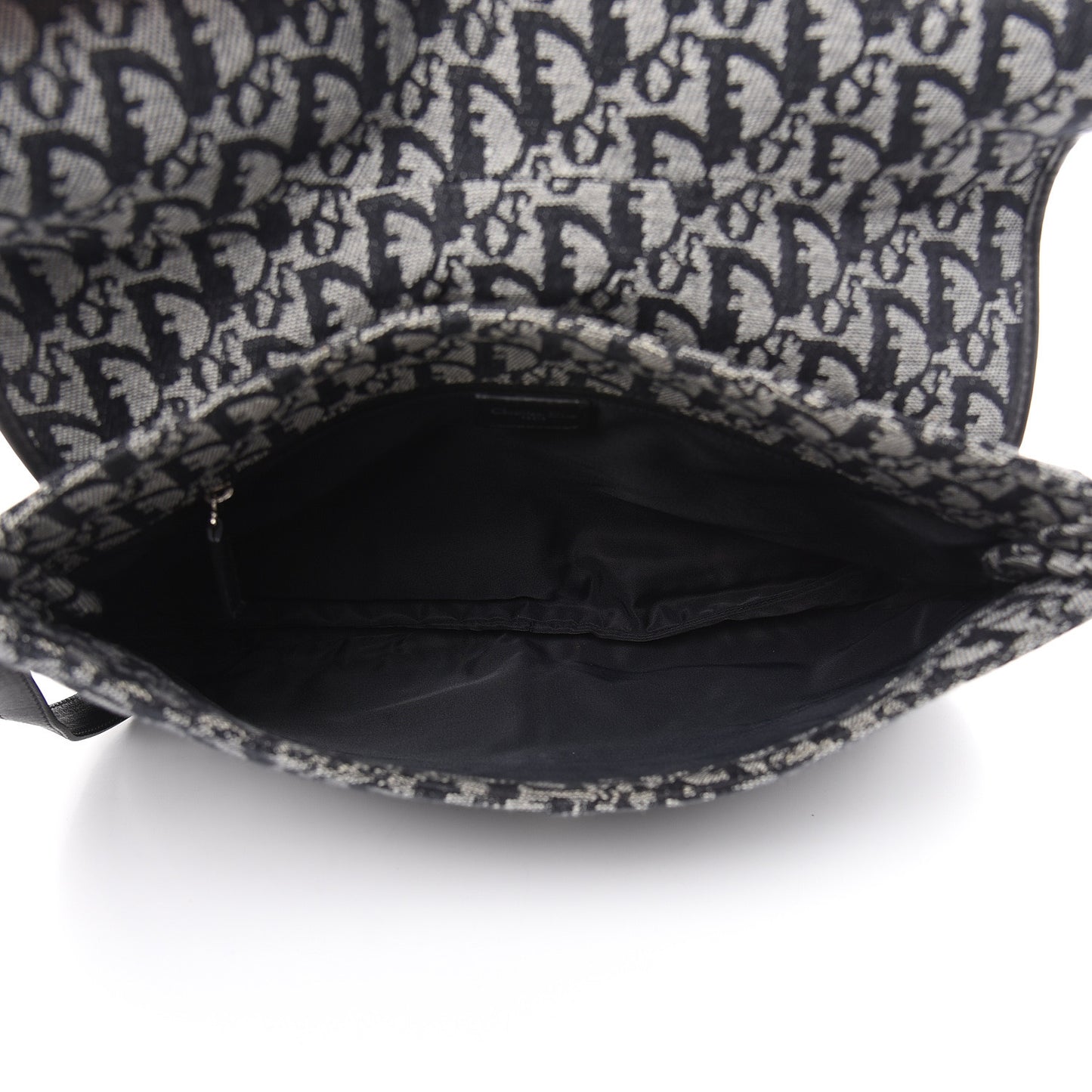 Monogram Flap Messenger Navy Blue