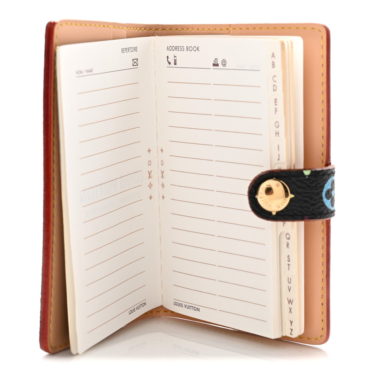 Monogram Multicolor Carnet de Bal Mini Agenda Cover Black