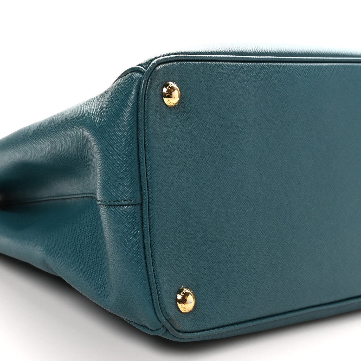 Prada Saffiano Lux Large Galleria Double Zip Tote Ottanio 9 of 10