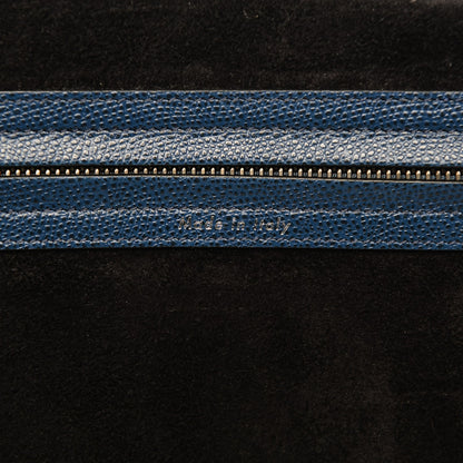 Celine Grained Calfskin Medium Phantom Luggage Deepsea 7 of 7