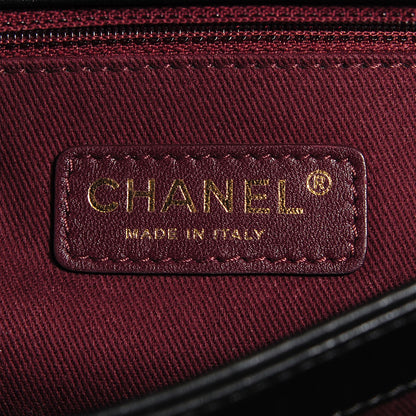 Chanel Calfskin Quilted Large Perfect Edge Flap Black 7 of 8