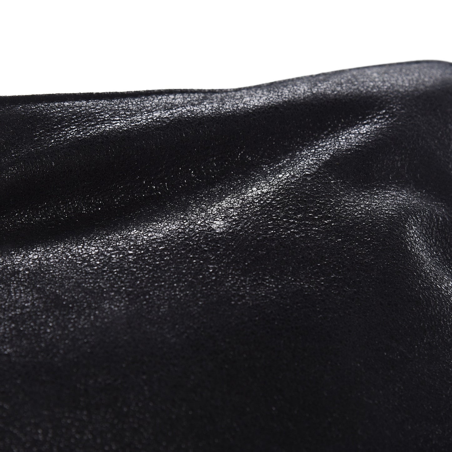 Iridescent Calfskin Quilted XL Gentle Boy Flap Black