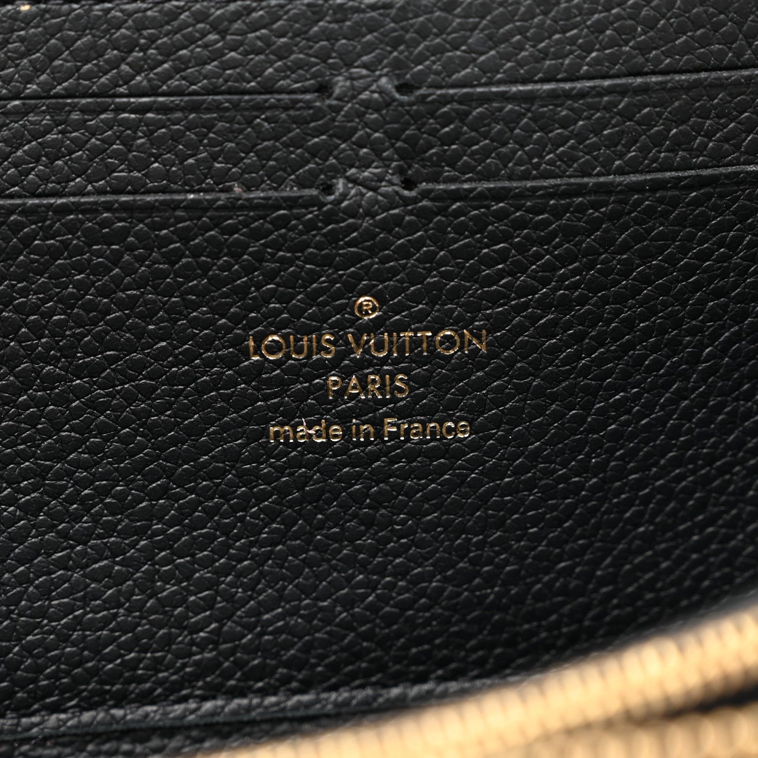 Louis Vuitton Empreinte Clemence Wallet Black 6 of 7
