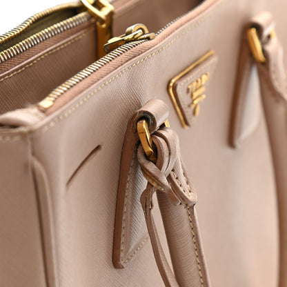 Prada Saffiano Small Galleria Double Zip Tote Cammeo 11 of 15