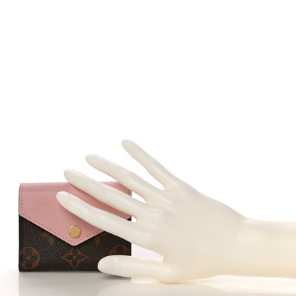 Louis Vuitton Monogram Zoe Wallet Rose Ballerine 2 of 10