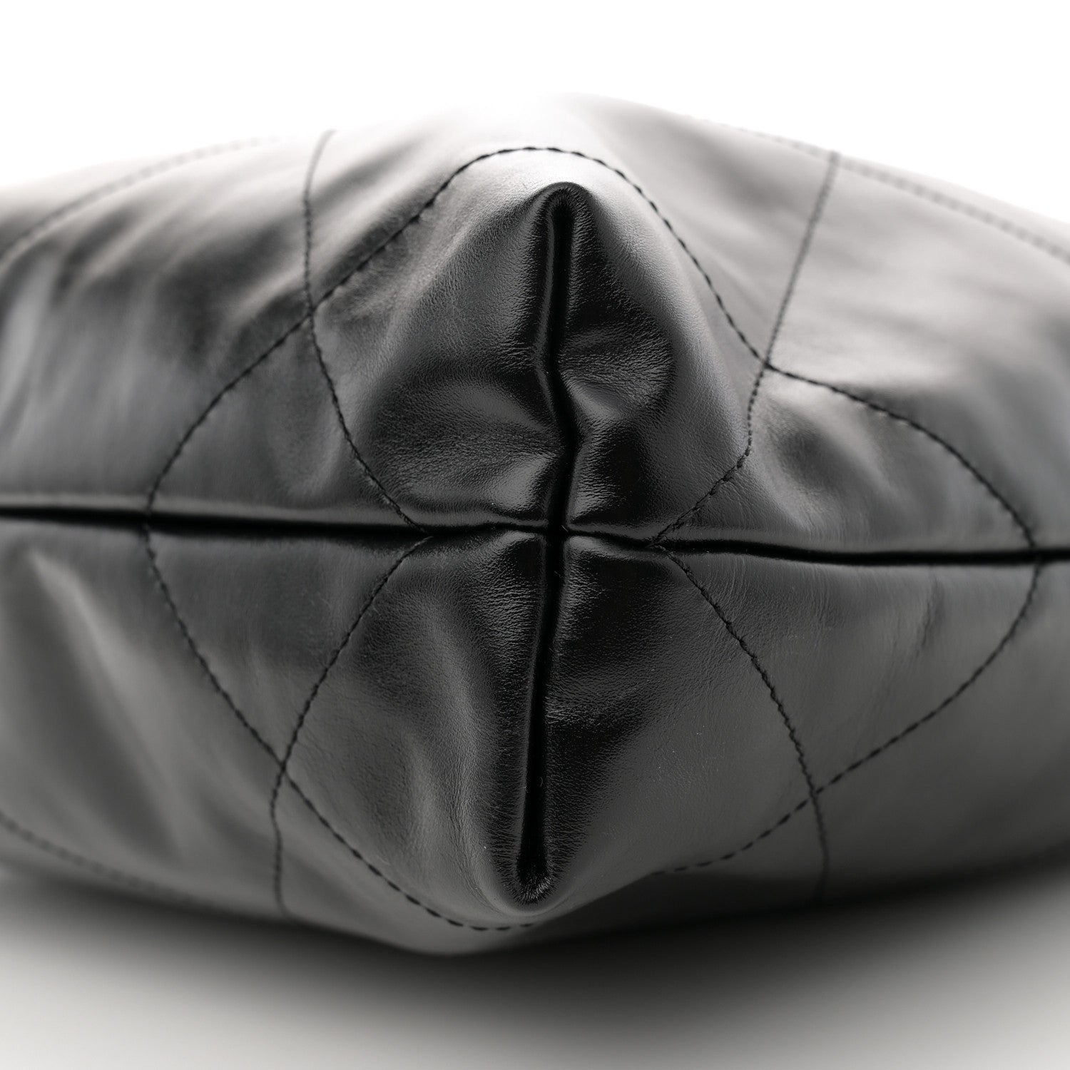 Chanel Shiny Calfskin Quilted Small Chanel 22 Black 11 of 11