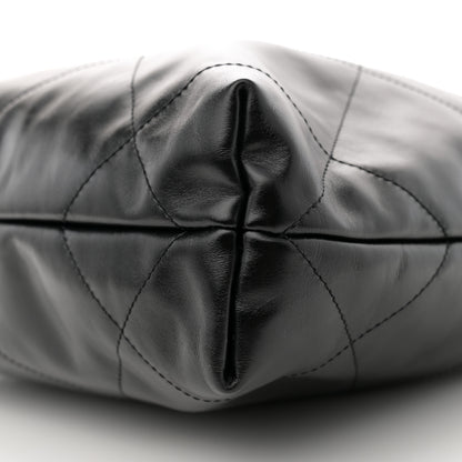 Chanel Shiny Calfskin Quilted Small Chanel 22 Black 11 of 11