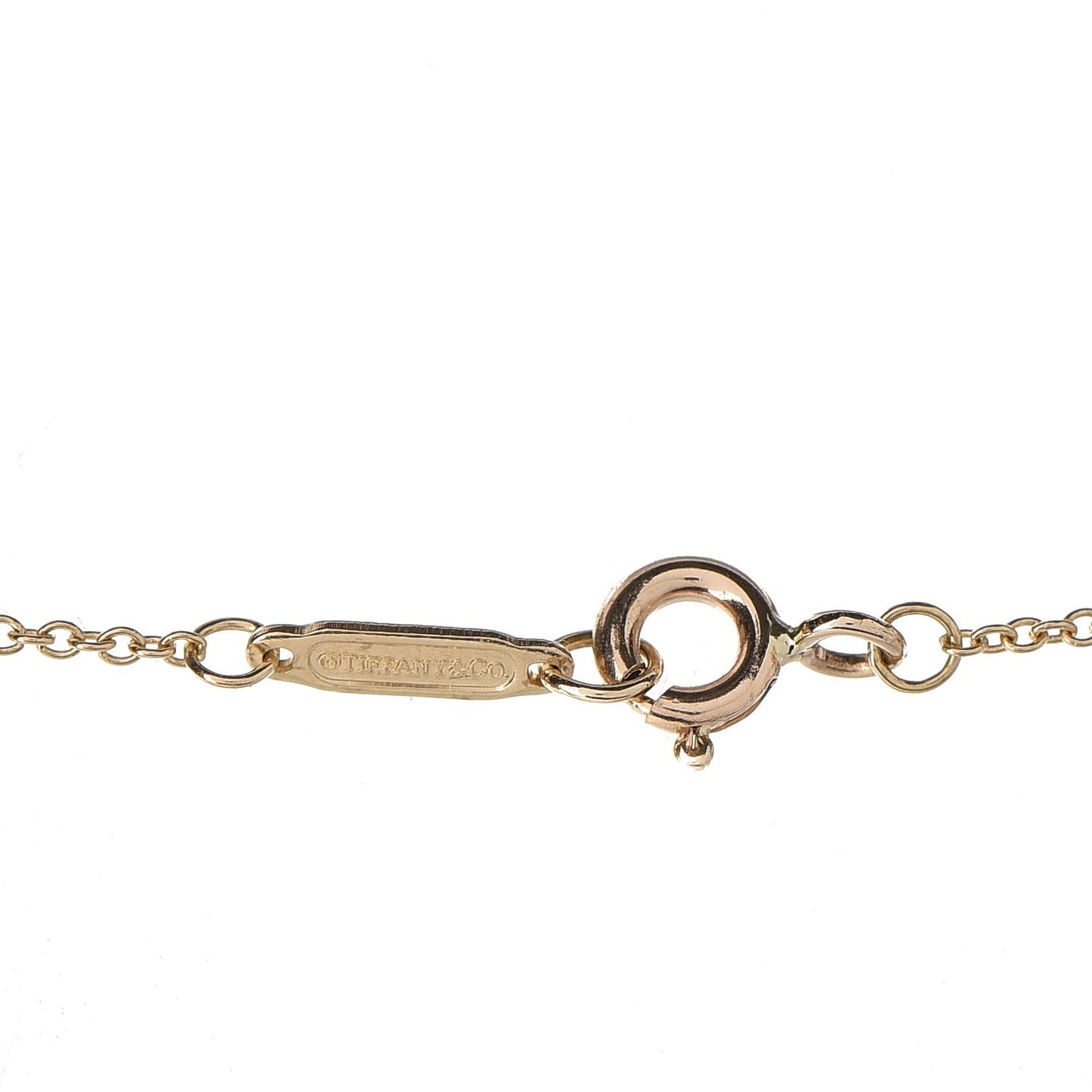 18K Yellow Gold Notes Letter A Disc Charm Pendant Necklace