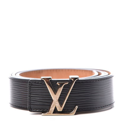 Louis Vuitton Epi 30mm LV Initiales Belt 85 34 Black 1 of 8