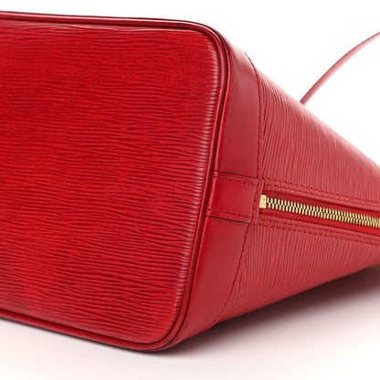 Louis Vuitton Epi Alma PM Castillan Red 7 of 10