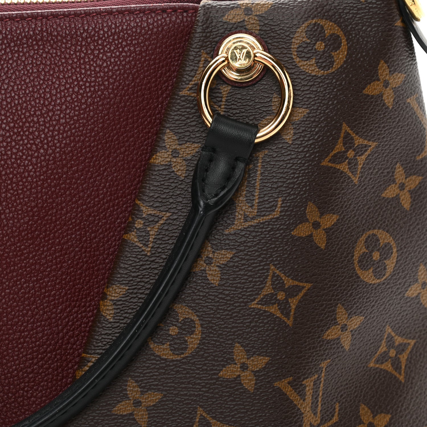 Louis Vuitton Monogram V Tote MM Bordeaux 10 of 11